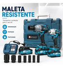 Kit Chave De Impacto 60v Bivolt Com 2 Baterias Carregador