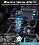 Adaptador CarPlay & Android Auto Sem Fio (Preto)