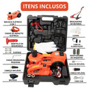 KIT DE EMERGÊNCIA - Macaco Hidráulico Elétrico 5 em 1