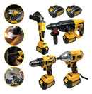 Kit Multi Ferramentas 4 Em 1 48v Sem Fio Com 2 Baterias