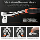 Jogo Ferramentas 222 Peças Mecânico Automotivo Profissional