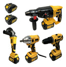 Kit Multi Ferramentas 4 Em 1 48v Sem Fio Com 2 Baterias
