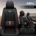 (Ajustável para seu veículo ) Kit Capa Banco de Carro Completo em Couro Legítimo Italian + BRINDE: Kit Tapete Completo
