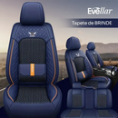 (Ajustável para seu veículo ) Kit Capa Banco de Carro Completo em Couro Legítimo Italian + BRINDE: Kit Tapete Completo